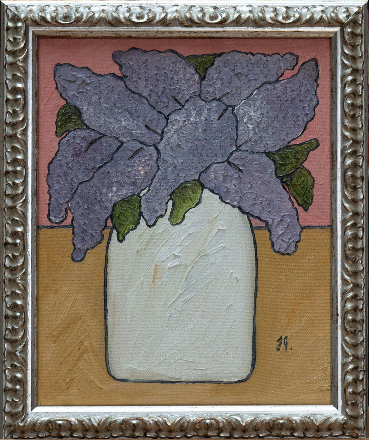 Lilac In White Vase banner